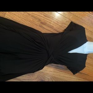 Michael Kors long Asymmetric Black dress